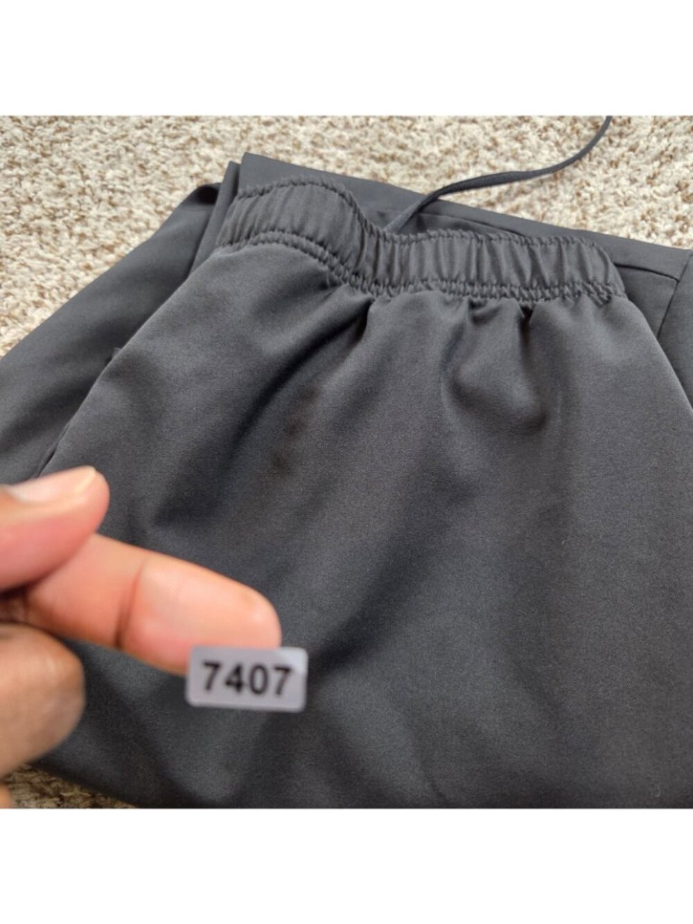 Nike Pants Mens XL Black Woven Training Athletic Straight Stretch Lightweight - Picture 7 of 7